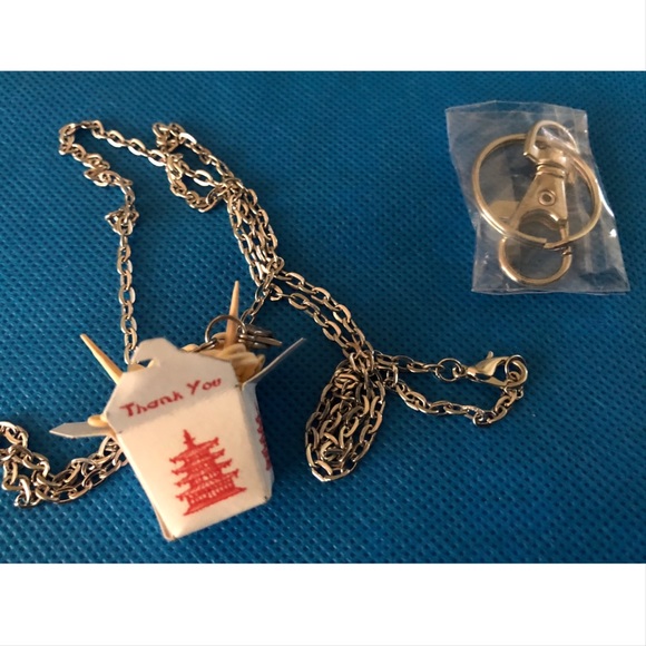 Jewelry - Miniature Handcrafted Chinese Food Charm Necklace
